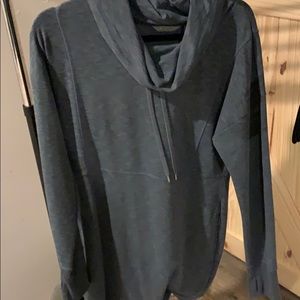 dark blue sweater dress